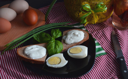 Different ways to cook chicken eggs. Omelet, poached, soft-boiled, hard-boiled, scrambled eggs. View...