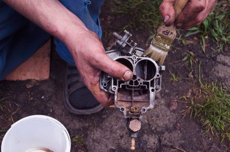 Carburetor of the internal combustion engine of a VAZ 2106. Automobile parts and spare parts.
