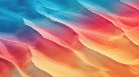 Abstract background of rainbow colors with sand or sand dunes texture for advertising bannerの写真素材