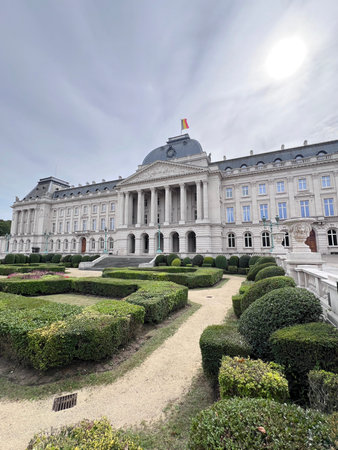 Royal Palace - official residence of the Belgian monarch. Brussels, Belgium, September 6, 2025のeditorial素材