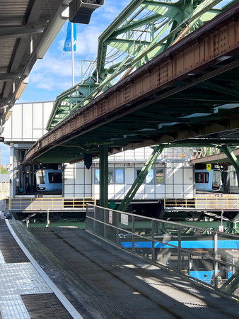 The Wuppertal Suspension Railway terminus, North Rhine-Westphalia, Deutschland, September 11, 2025