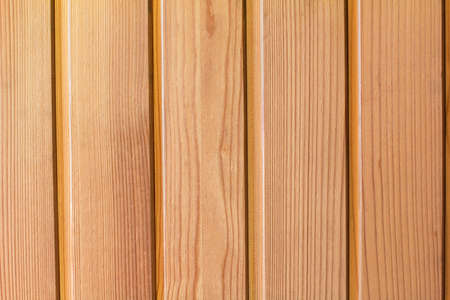 Pine wooden paneling as a backgroundの写真素材