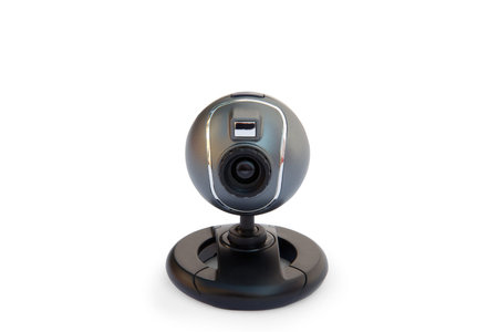 isolated webcam on a white background