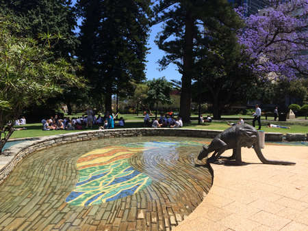 The Park of the Australian Perthのeditorial素材