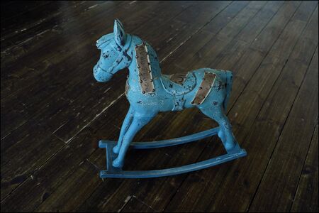 Little toy horse for kidsの写真素材