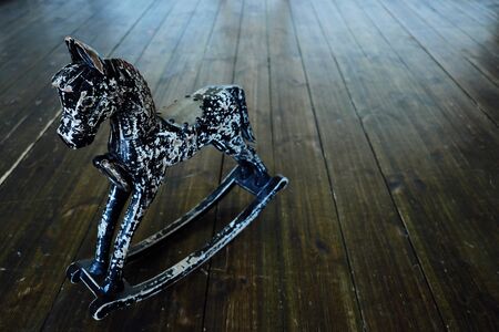 Little toy horse for kidsの写真素材