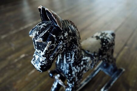 Little toy horse for kidsの写真素材