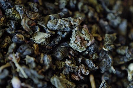 Milk Oolong tea natural petals green viewの写真素材