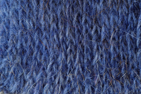 Beautiful blue wool knitted texture for clothes