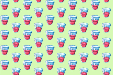 a glass of delicious coctail drink juice with beautiful background,patternの写真素材