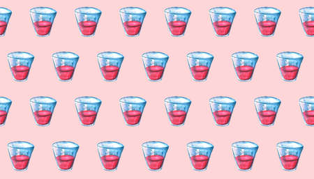 a glass of delicious coctail drink juice with beautiful background,patternの写真素材