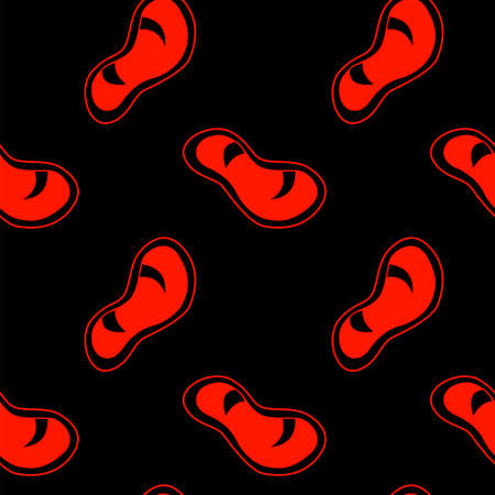 Seamless pattern with halloween pumpkins spider web zombie. Can be used for scrapbook digital paper, textile print, page fill. Vectorのイラスト素材