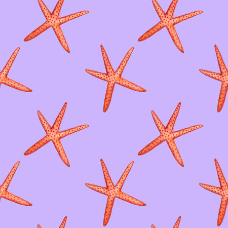 Hand paint watercolor coral seamless for design scrap book paper, textile, web sites, pattern fills