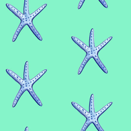 Hand paint watercolor coral seamless for design scrap book paper, textile, web sites, pattern fillsの写真素材