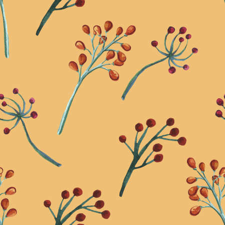 Floral pattern. Flower seamless background. Flourish ornamental spring garden texture.の写真素材