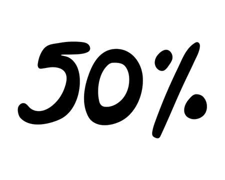 Black Friday Sale handmade lettering, calligraphy grunge texture and light background for logo, banners, labels, badges, prints, posters, web. Vector illustrationの写真素材