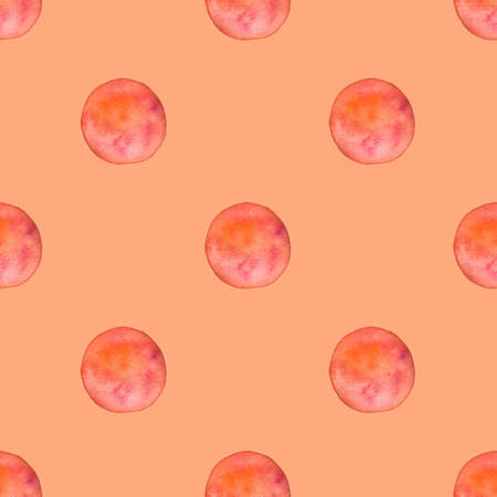 Abstract watercolor aquarelle hand drawn blot colorful yellow orange paint splatter stain.の写真素材