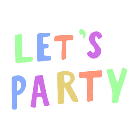 Simple and stylish collection of modern illustrations, vector hand drawn elements, doodles, lettering, phraseのイラスト素材