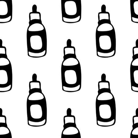 Skin care cosmetic line icons. Cream, Serum drop and Face gel or lotion icons. Uv protection. Oil, Vitamin E and Collagen symbols.のイラスト素材
