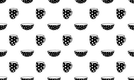 Hand drawn Cookware Set Illustrationのイラスト素材