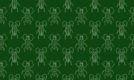 Simple danger insect cartoon icon symbol. Vector Illustrationのイラスト素材