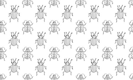 Simple danger insect cartoon icon symbol. Vector Illustrationのイラスト素材