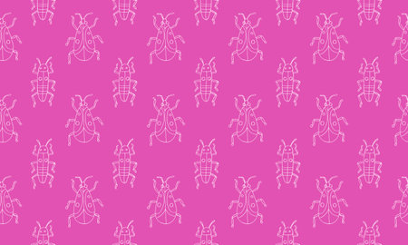 Simple danger insect cartoon icon symbol. Vector Illustration