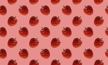 Hand drawn bright watercolor fruit seamless pattern. Food illustration with lemon, banana, avocado,...