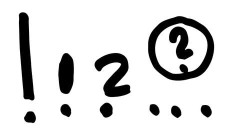 Huge set of business, social, technology hand drawn elements doodlesのイラスト素材