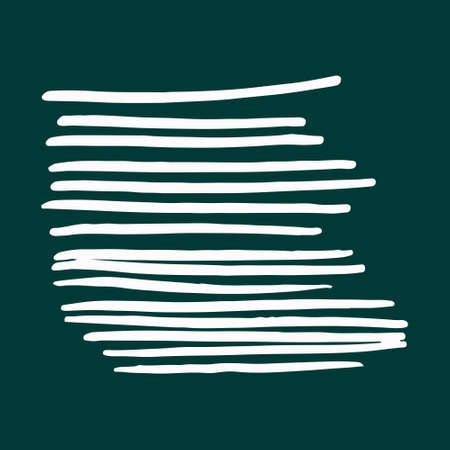 Vector freehand scribble isolated on green background. Hand drawn abstract illustration. Texture of...