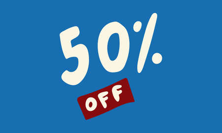 Vector template for black friday web banner or poster. Hand drawn doodle illustration of sale and...