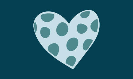 Hand drawn vector hearts illustration isolated on white background. Template for banner, poster or print. Romatic collectionのイラスト素材