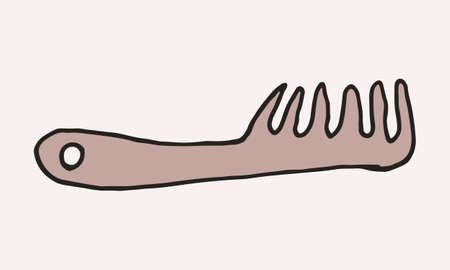 Hand drawn grooming tools. Vector illustration of hairdresser accessories. Barber shop, pet service....