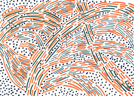 Hand drawn background painted with marker pens