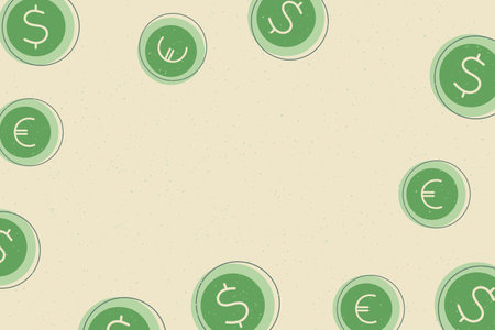 Gold rotating coins. Gambling game, casino golden cash. Background for jackpot win.