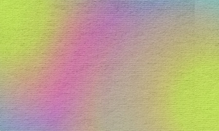 Colorful gradient texture showcasing vibrant hues of pink, purple, green, and yellow on paperの写真素材