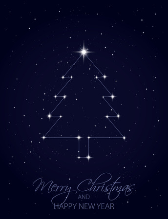 Merry Christmas and Happy New Yearのイラスト素材
