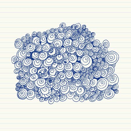 Spiral Doodlesのイラスト素材