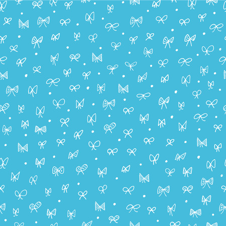 Seamless pattern with bowsのイラスト素材