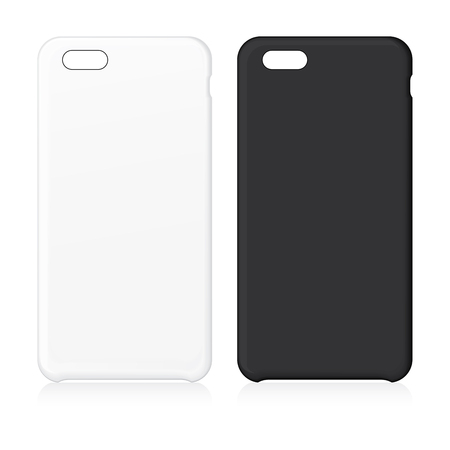 Blank phone case. Vector illustration. Vector Illustrationのイラスト素材