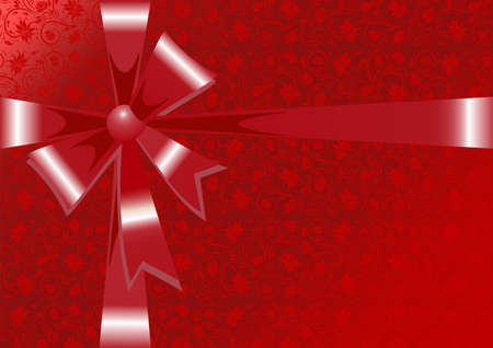 Illustration of gift wrapping in red colorsのイラスト素材