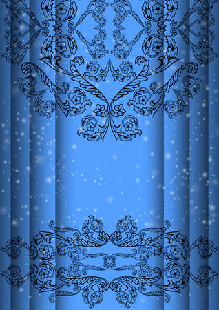 Illustration of abstract backgound with floral orament
のイラスト素材