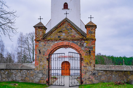 Elerne Ascension of Lord Jesus Roman Catholic Church - Latvia, Taboreの写真素材