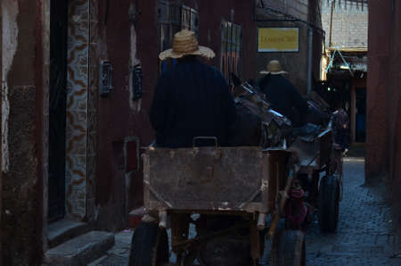 Marrakesh, Morocco November 19, 2012. Journey to daily life in the city of Marrakesh, Morocco. The Pearl of the South. Imperial city.のeditorial素材