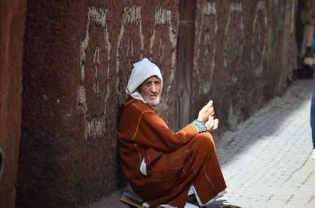 Marrakesh, Morocco November 19, 2012. Journey to daily life in the city of Marrakesh, Morocco. The Pearl of the South. Imperial city.のeditorial素材