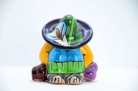 Sleeping mexican statueの写真素材