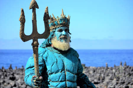 November 11, 2015. Mime of Neptune in Tenerifeのeditorial素材