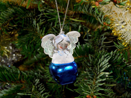 Christmas angel toy の写真素材