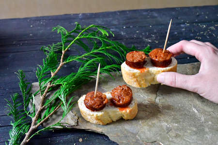 typical food from asturias northern spainの写真素材