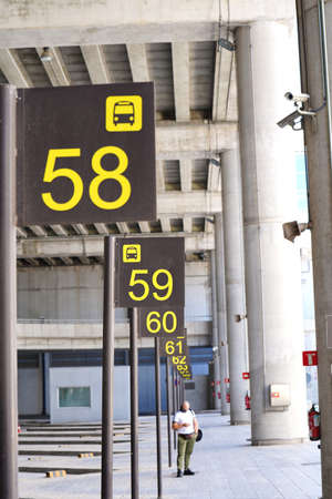 person waiting for the bus